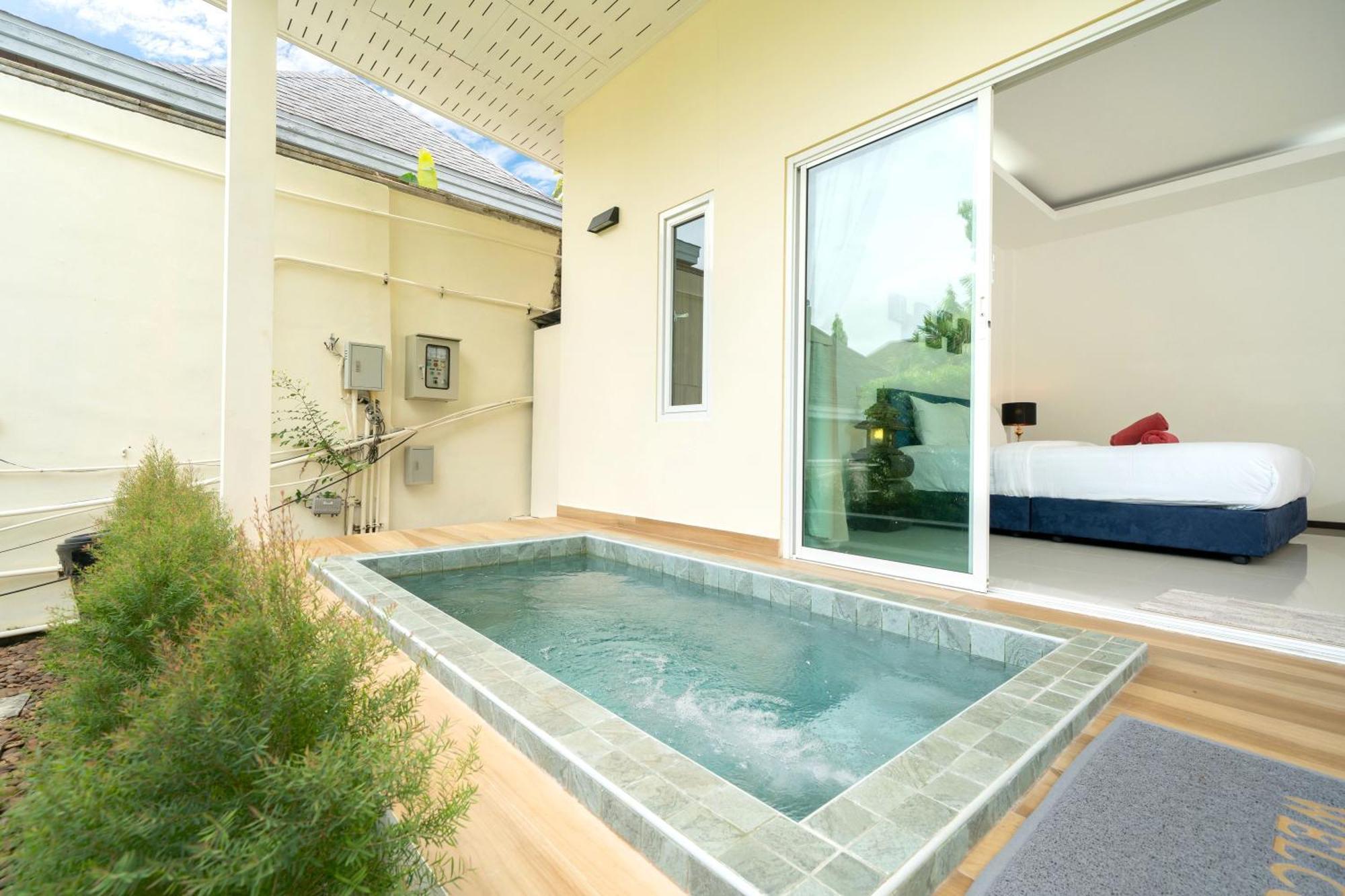 Oxavia Garden Oasis In Nai Harn - Your Private Tropical Garden With 3 Cabins And Jacuzzi Rawai Bagian luar foto