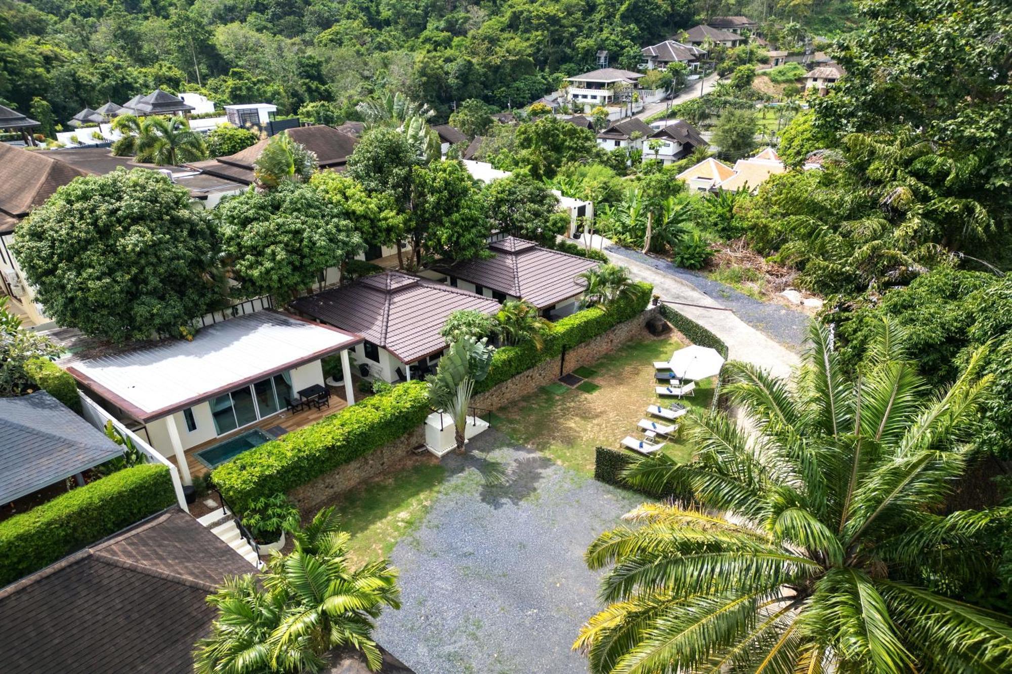 Oxavia Garden Oasis In Nai Harn - Your Private Tropical Garden With 3 Cabins And Jacuzzi Rawai Bagian luar foto
