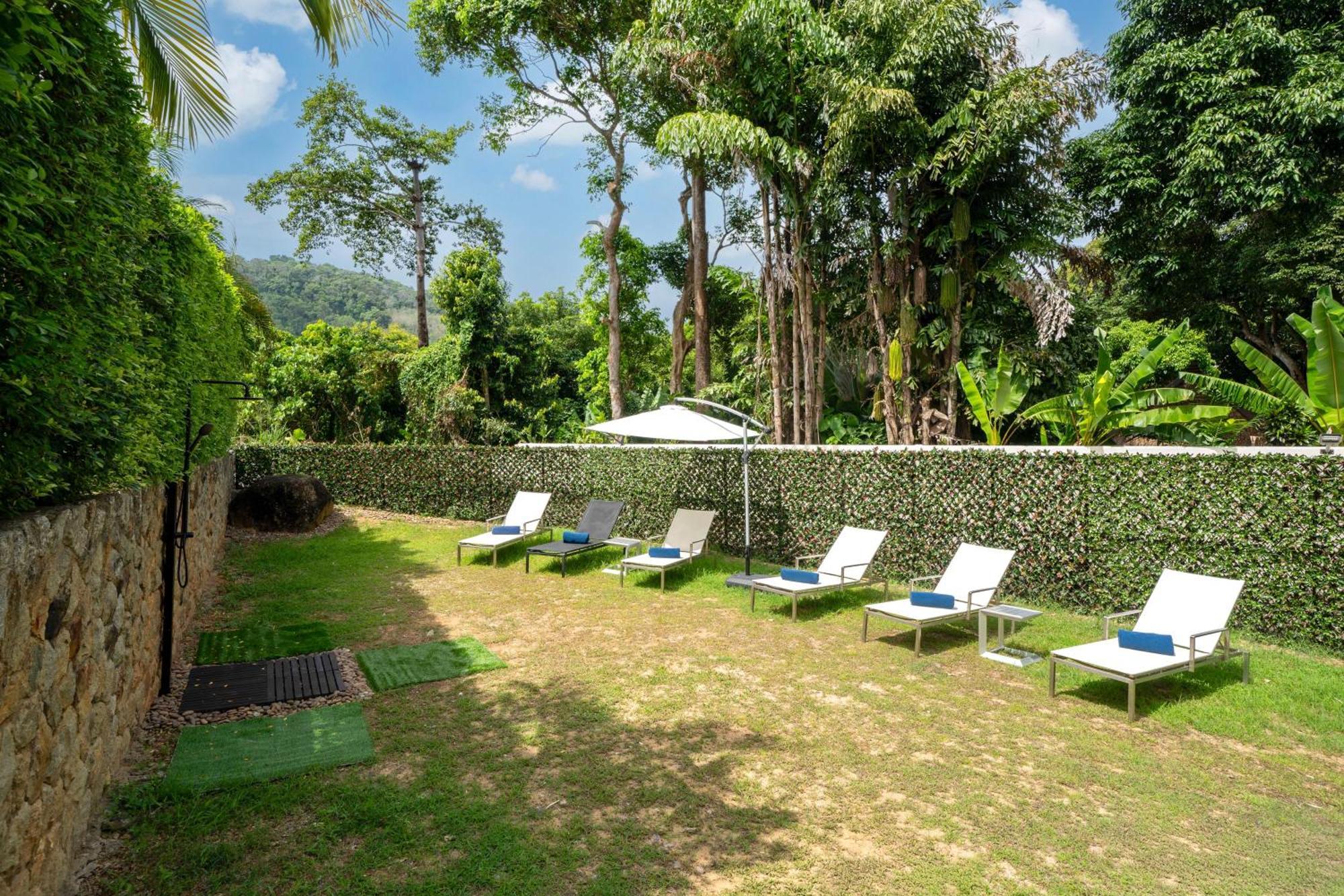Oxavia Garden Oasis In Nai Harn - Your Private Tropical Garden With 3 Cabins And Jacuzzi Rawai Bagian luar foto